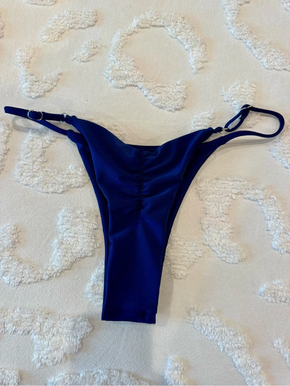 Navy Blue Triangle Bikini - Picture 3 of 4